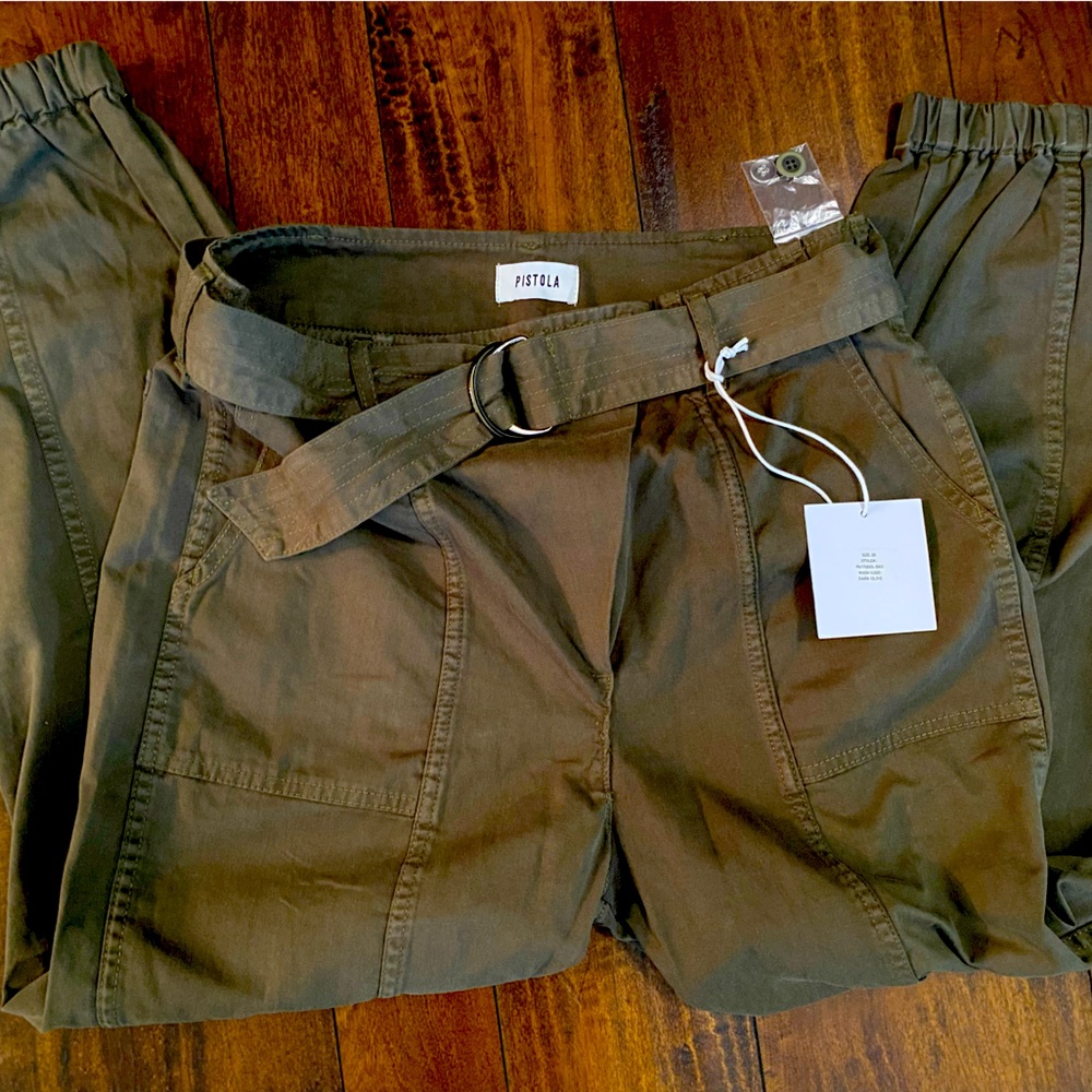 Pistola Belted Jogger Style Military pants Size 29